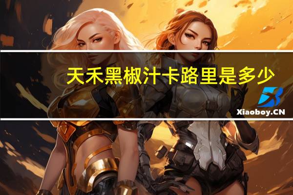 天禾 黑椒汁卡路里是多少