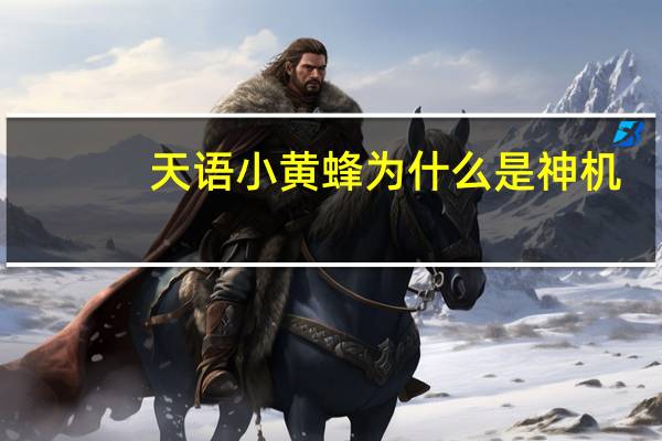 天语小黄蜂为什么是神机（天语大黄蜂怎么样(天语大黄蜂评测)）