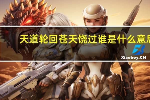 天道轮回苍天饶过谁是什么意思