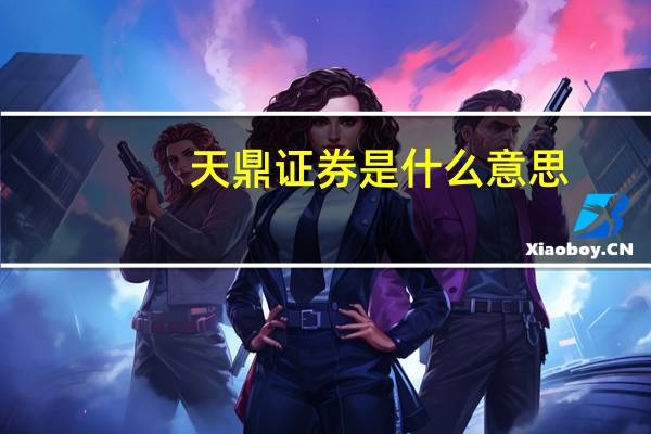 天鼎证券是什么意思