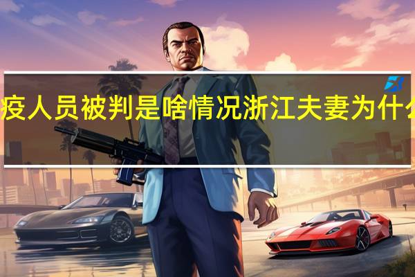 夫妻打防疫人员被判是啥情况浙江夫妻为什么殴打防疫人员