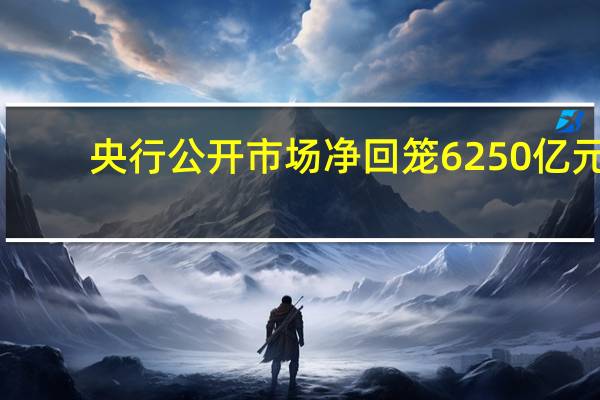 央行公开市场净回笼6250亿元