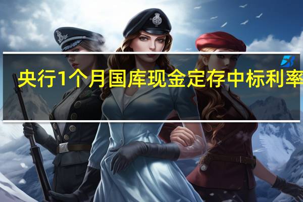 央行1个月国库现金定存中标利率为2.5%