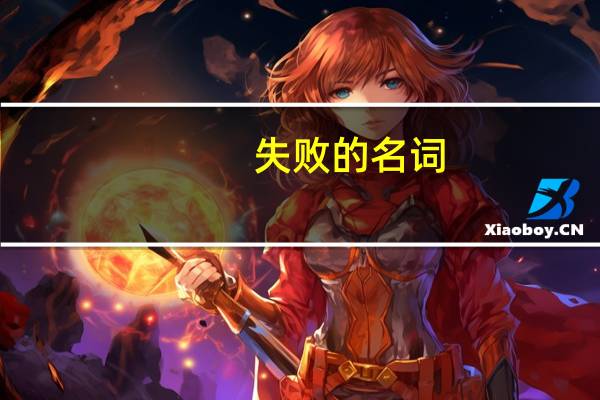 失败的名词