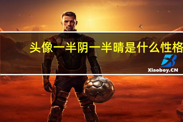 头像一半阴一半晴是什么性格