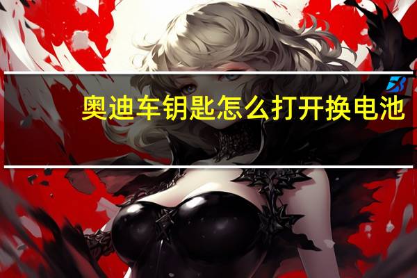 奥迪车钥匙怎么打开换电池（小牛电瓶车钥匙怎么换电池）