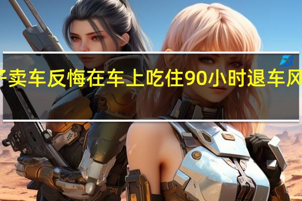 女子卖车反悔在车上吃住90小时 退车风波终落幕