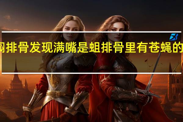女子吃黄焖排骨发现满嘴是蛆 排骨里有苍蝇的卵吃了会怎么样