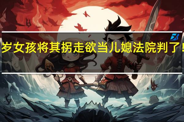 女子看中11岁女孩将其拐走欲当儿媳法院判了！ 到底什么情况嘞