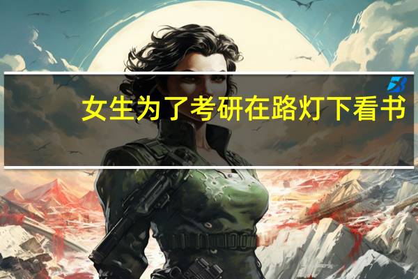 女生为了考研在路灯下看书，这对眼睛会造成什么伤害呢