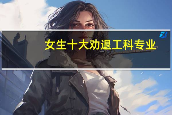 女生十大劝退工科专业