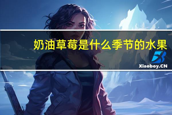 奶油草莓是什么季节的水果