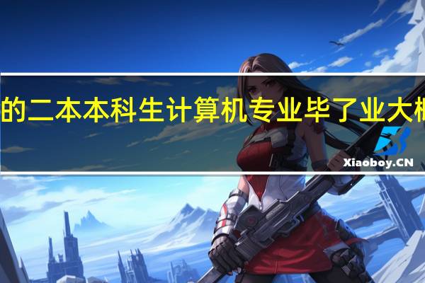 好一点的二本本科生计算机专业毕了业大概月薪多少钱