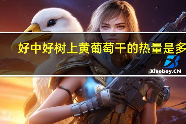 好中好 树上黄葡萄干的热量是多少