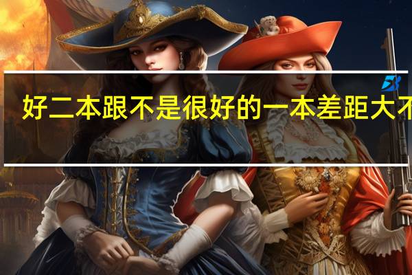 好二本跟不是很好的一本差距大不大!
