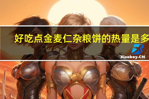 好吃点 金麦仁杂粮饼的热量是多少