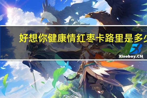 好想你 健康情红枣卡路里是多少