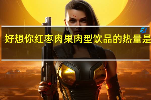 好想你 红枣肉果肉型饮品的热量是多少