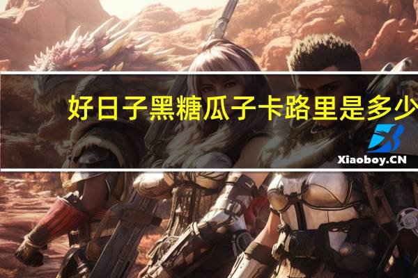 好日子 黑糖瓜子卡路里是多少