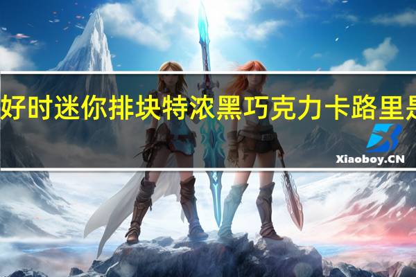 好时 迷你排块特浓黑巧克力卡路里是多少