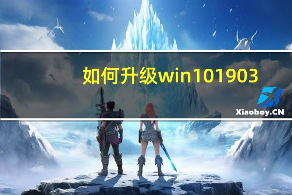 如何升级win10 1903(如何升级win10)