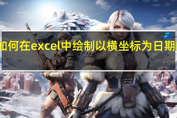 如何在excel中绘制以横坐标为日期的图形