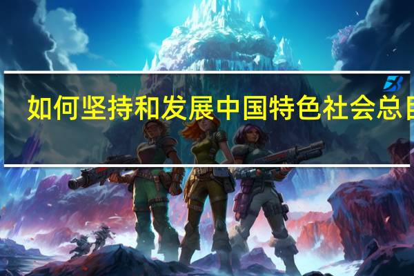 如何坚持和发展中国特色社会总目标