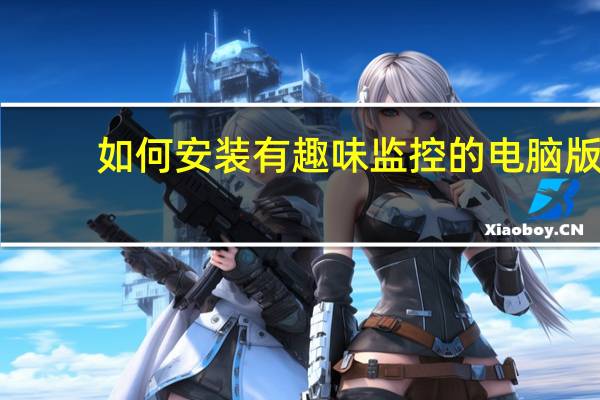 如何安装有趣味监控的电脑版？