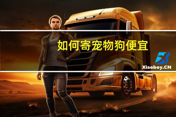 如何寄宠物狗便宜