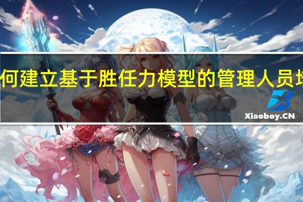 如何建立基于胜任力模型的管理人员培训方案