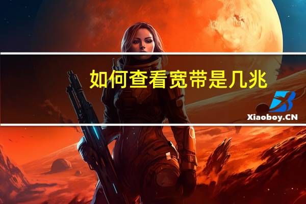 如何查看宽带是几兆（怎么看宽带是几兆的）