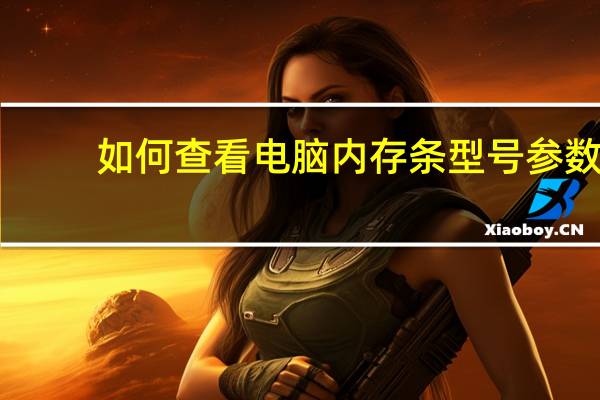 如何查看电脑内存条型号参数（如何查看电脑内存条型号）