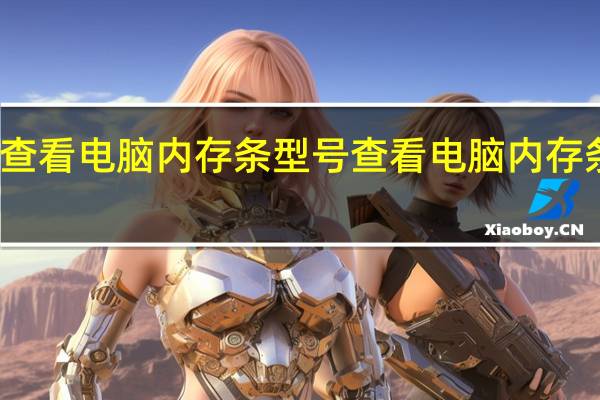 如何查看电脑内存条型号 查看电脑内存条型号教程（如何查看电脑内存条型号）