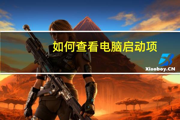 如何查看电脑启动项（查看系统启动项）