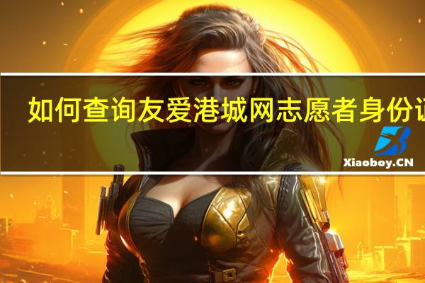 如何查询友爱港城网志愿者身份证号？