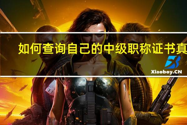 如何查询自己的中级职称证书真假