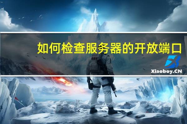 如何检查服务器的开放端口？