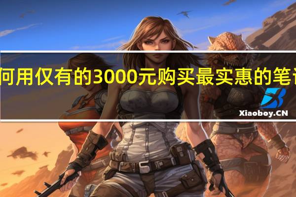 如何用仅有的3000元购买最实惠的笔记本电脑