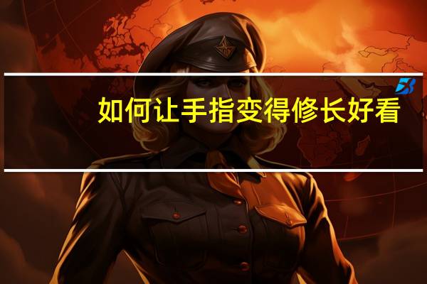 如何让手指变得修长好看（如何让手指变得修长）