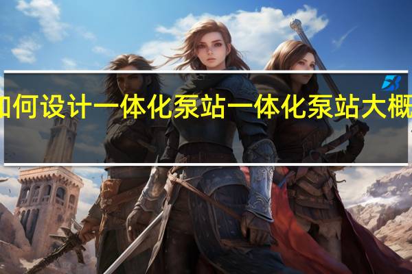 如何设计一体化泵站 一体化泵站大概多少钱