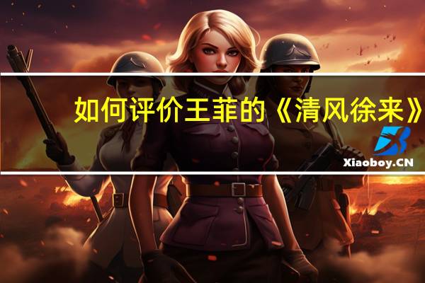 如何评价王菲的《清风徐来》