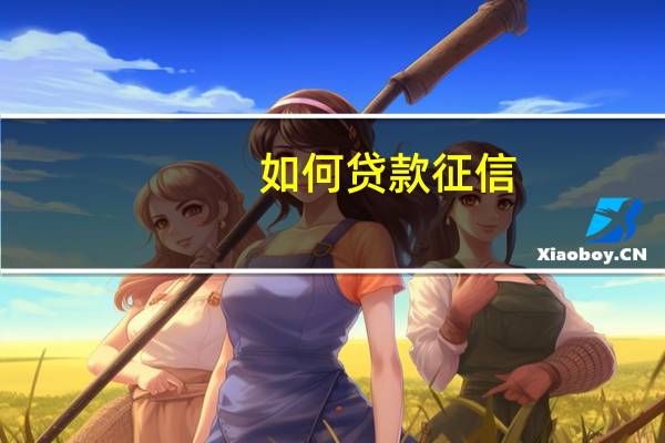 如何贷款征信