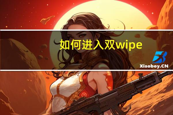 如何进入双wipe（如何双wipe）