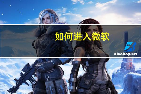如何进入微软(如何进入WEB页面)