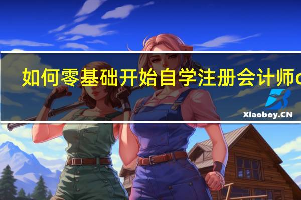 如何零基础开始自学注册会计师cpa
