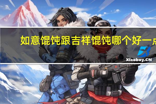 如意馄饨跟吉祥馄饨哪个好一点