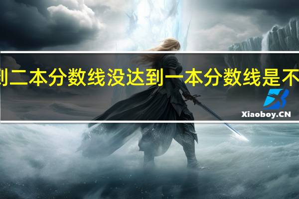 如果达到二本分数线没达到一本分数线是不是只能报二批