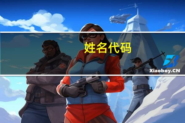 姓名代码