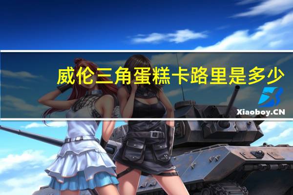威伦 三角蛋糕卡路里是多少