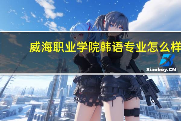 威海职业学院韩语专业怎么样